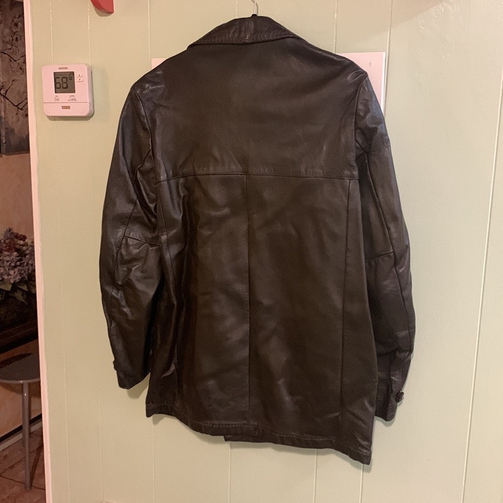 Vintage Men's Patchwork Leather Jacket - image 3